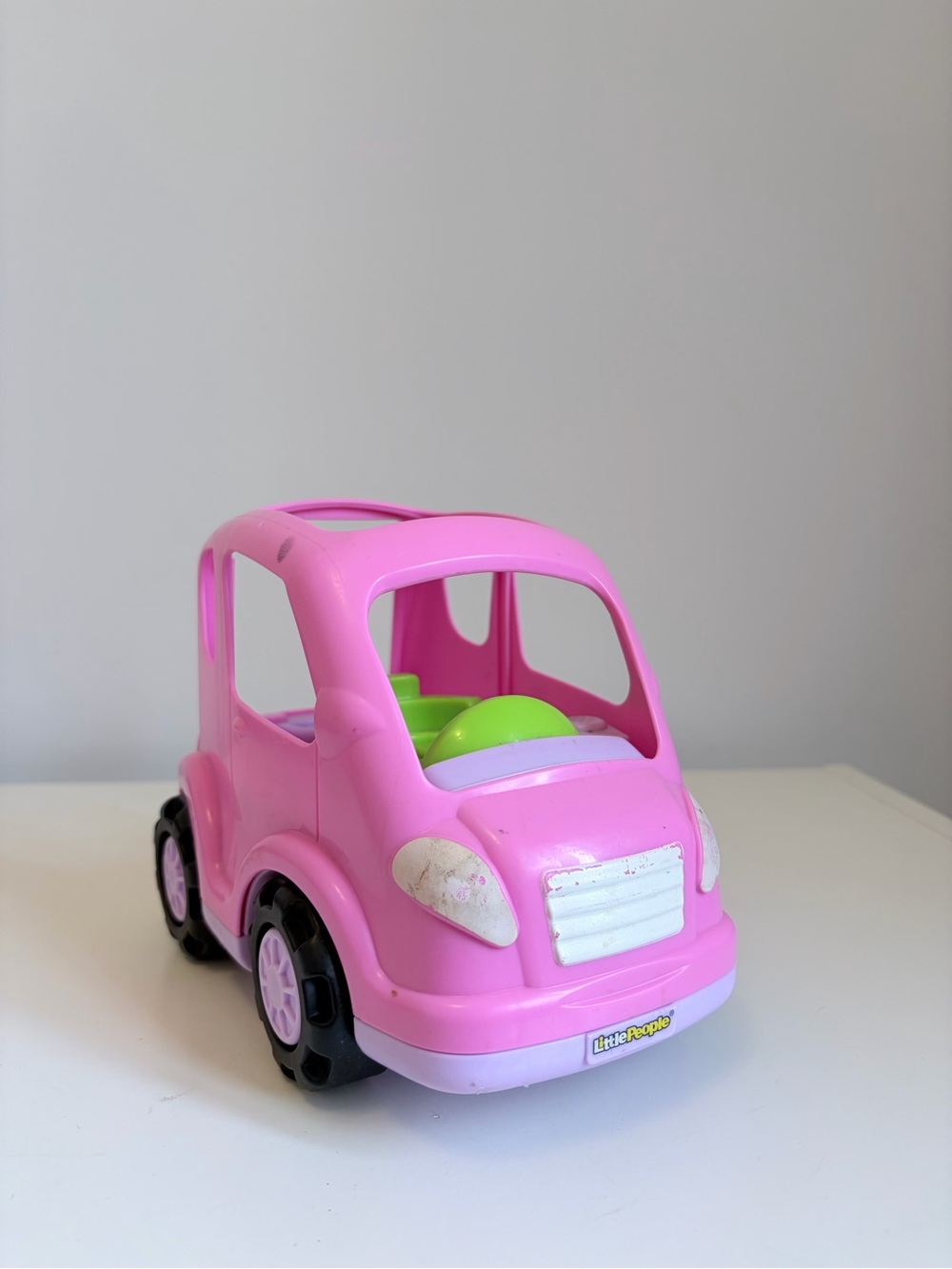 (3/$15) Fisher Price Little People Pink Car